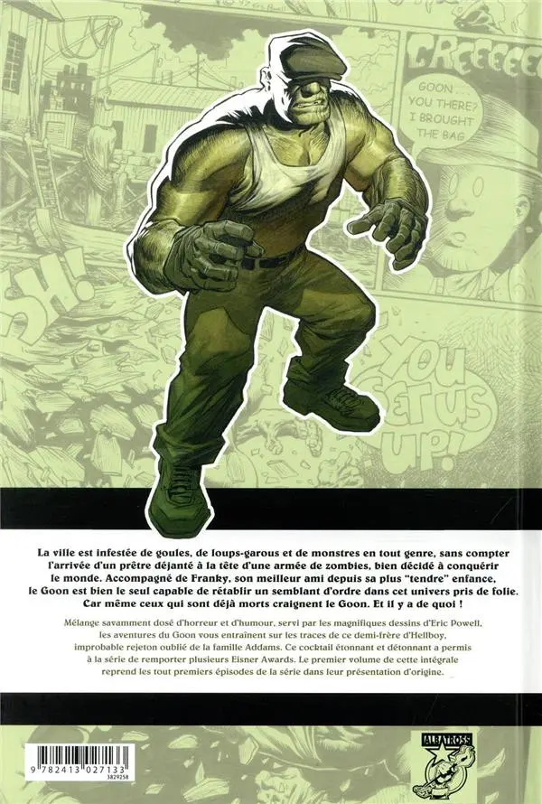 Verso de l'album The Goon Volume 1 Intégrale