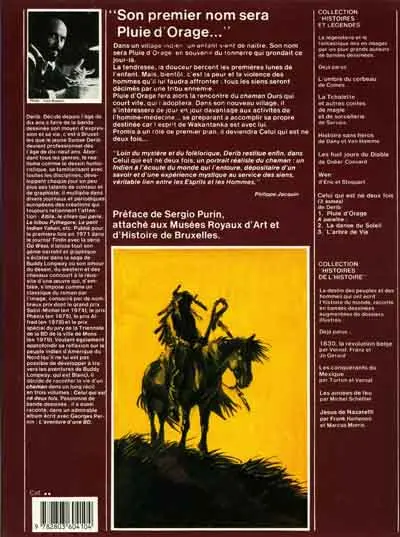 Verso de l'album Celui qui est né deux fois / Red road Tome 1 Pluie d'orage