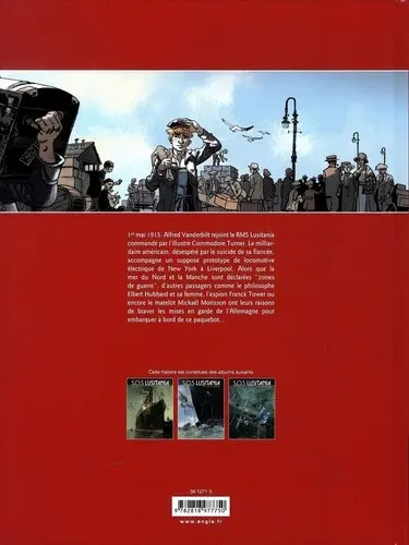 Verso de l'album S.O.S Lusitania