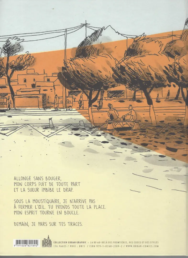 Verso de l'album L'ombre qui marche à mes côtés