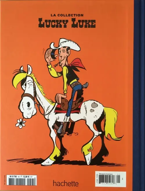 Verso de l'album Lucky Luke La collection Tome 45 Le bandit manchot