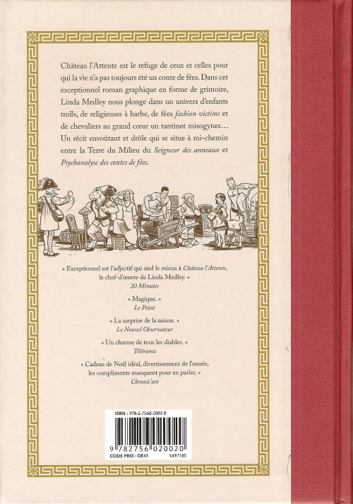 Verso de l'album Château l'Attente Tome 2 Volume II