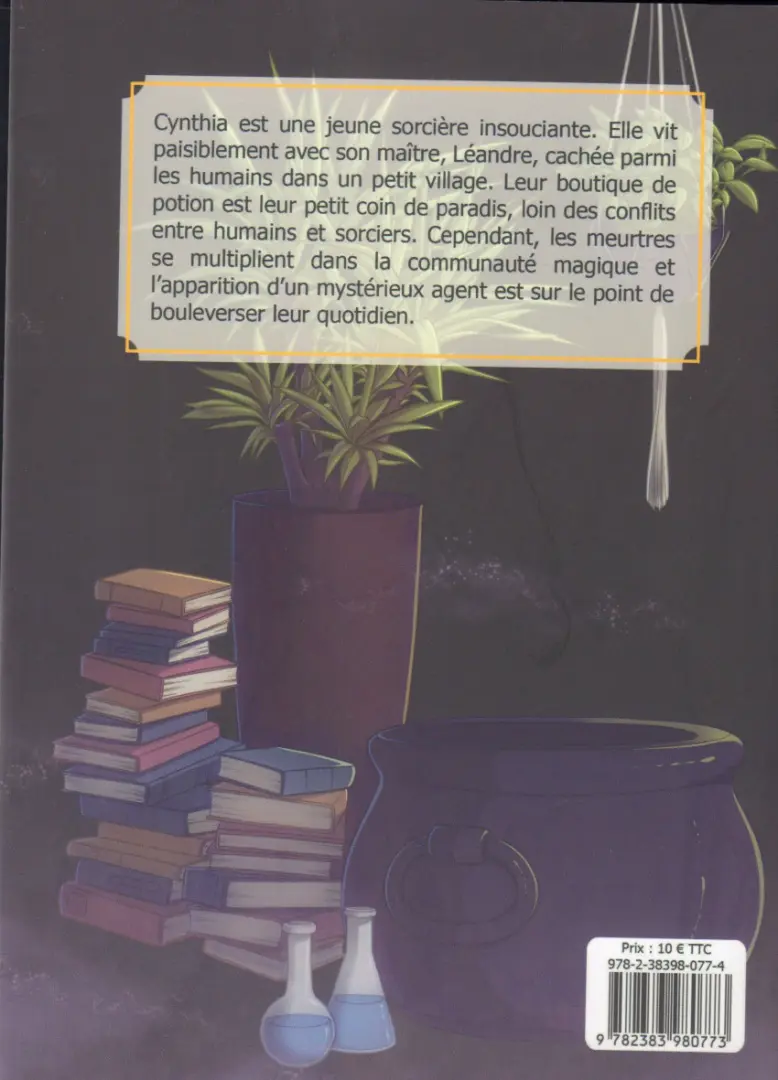 Verso de l'album Le cercle de L'étrange Tome 1