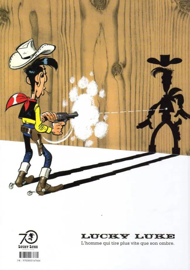Verso de l'album Lucky Luke Tome 16 En remontant le Mississipi