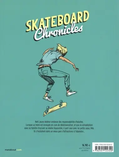 Verso de l'album Skateboard Chronicles