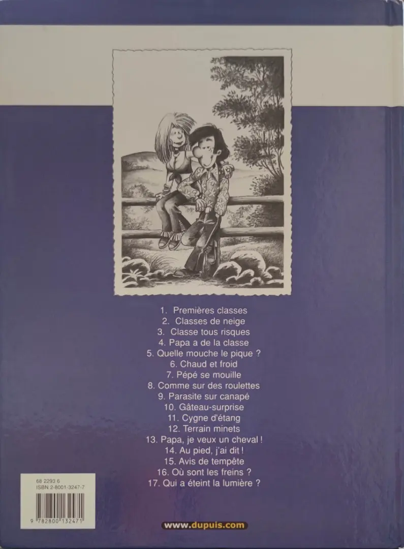 Verso de l'album Cédric Tome 16 Où sont les freins ?