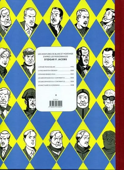 Verso de l'album Blake et Mortimer Tome 14 La Machination Voronov