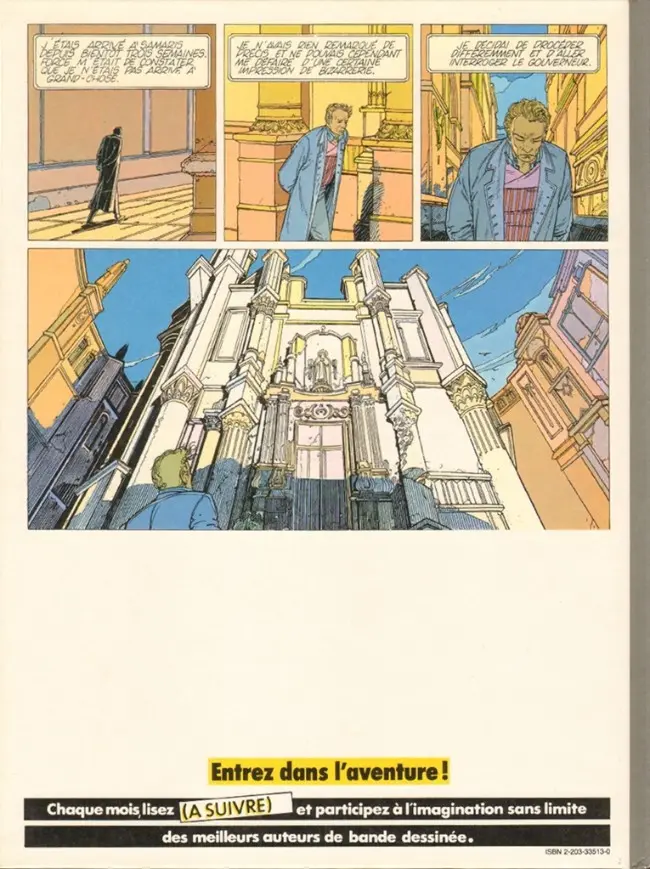 Verso de l'album Les Cités obscures Tome 1 Les murailles de Samaris