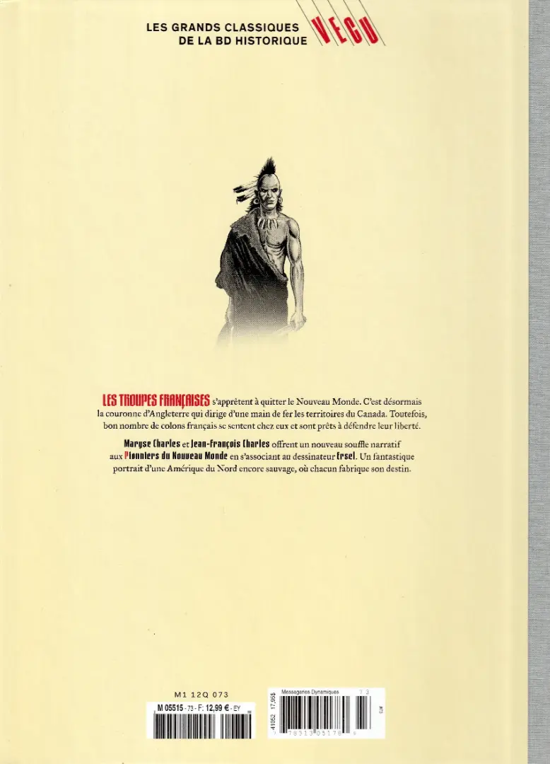 Verso de l'album Les grands Classiques de la BD Historique Vécu - La Collection Tome 74 Les pionniers du nouveau monde - Tome XII : Le murmure des grands arbres