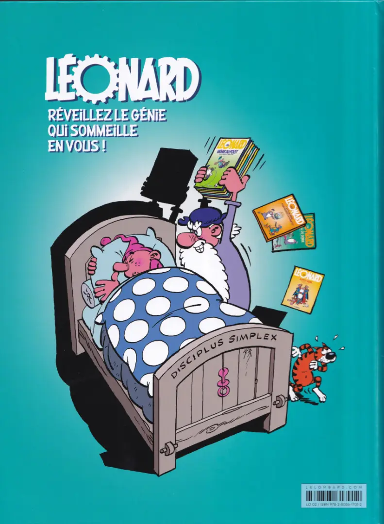 Verso de l'album Léonard Tome 3 Léonard, c'est un quoi, déjà ?