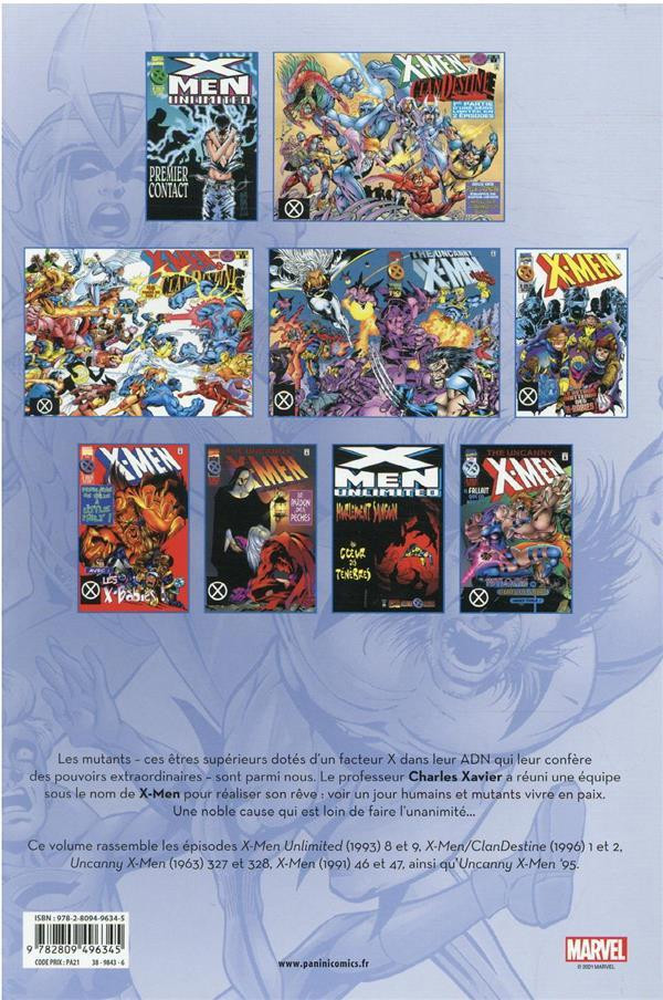 Verso de l'album X-Men L'intégrale Tome 43 1995-1996