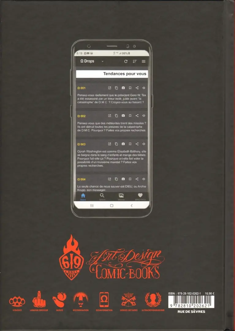Verso de l'album MFK 2 1 Leaving D.M.C.