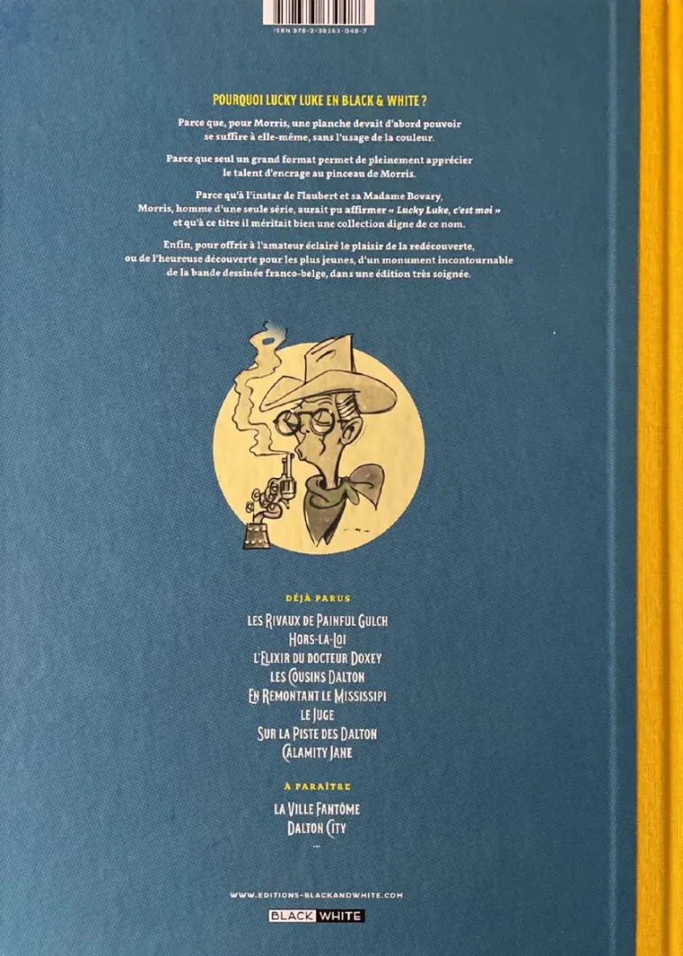 Verso de l'album Lucky Luke Tome 30 Calamity Jane