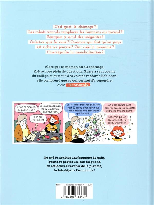 Verso de l'album L'économie en BD