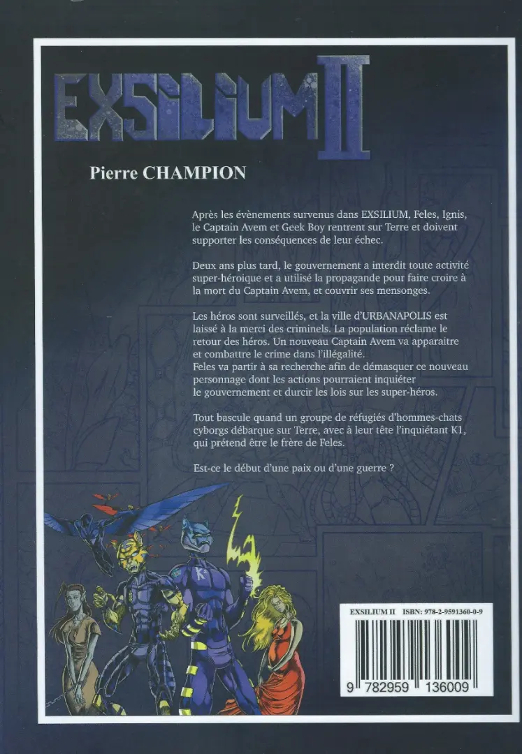 Verso de l'album Exsilium II