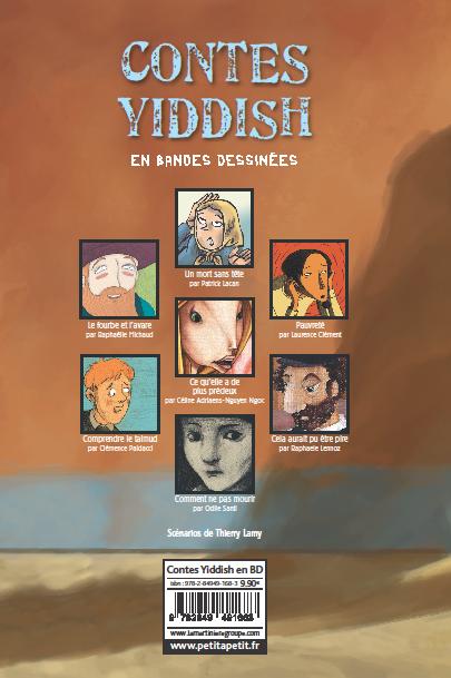 Verso de l'album Contes du monde en bandes dessinées Contes Yiddish en bandes dessinées