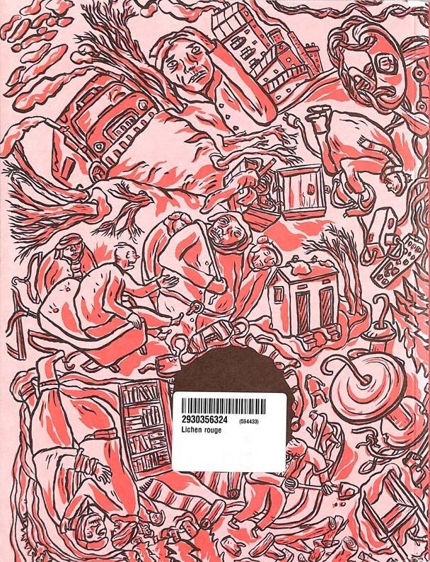 Verso de l'album Lichen Rouge