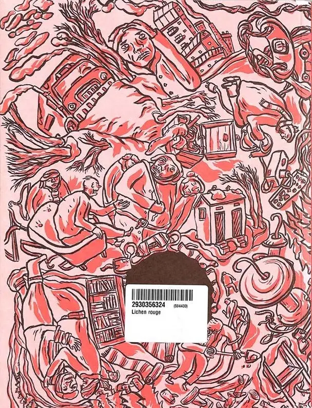 Verso de l'album Lichen Rouge
