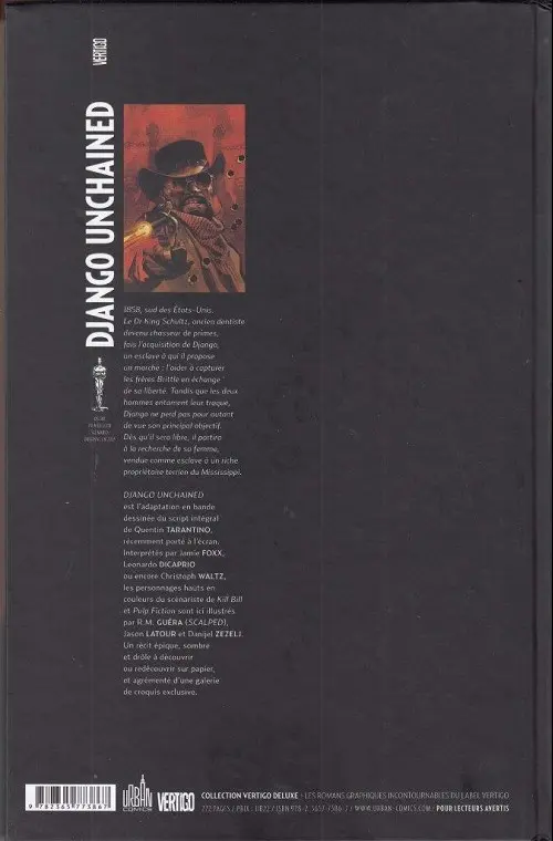 Verso de l'album Django Unchained