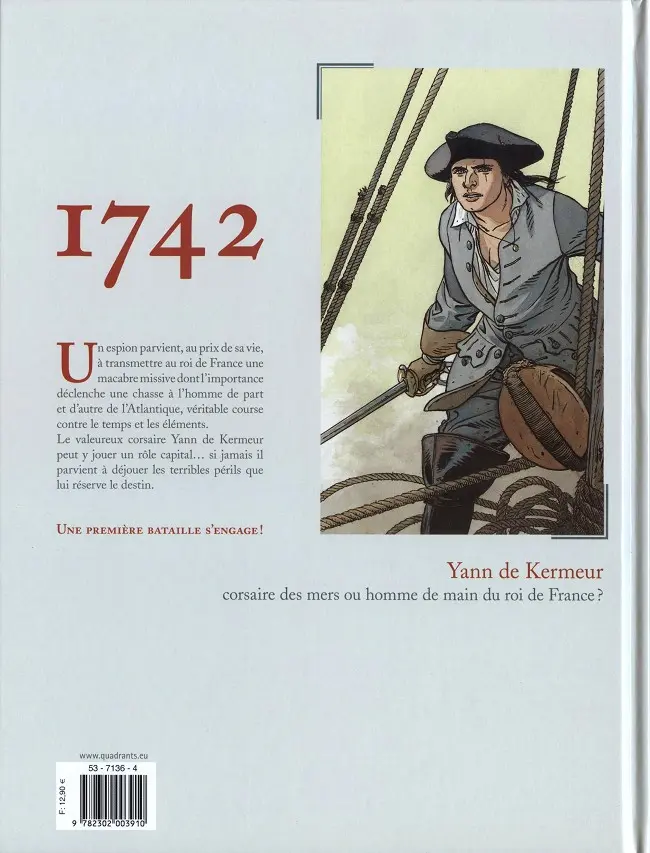 Verso de l'album L'Épervier Tome 7 La mission