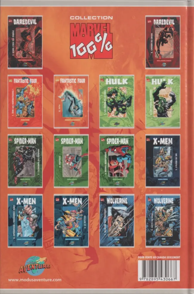 Verso de l'album Fantastic Four Tome 2 1234