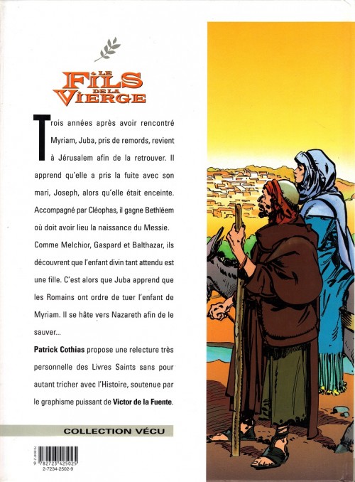Verso de l'album Le Fils de la vierge - Josué de Nazareth Tome 2 Les trois Parthes