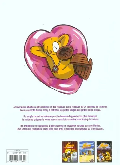 Verso de l'album Focu Tome 2 Love coach