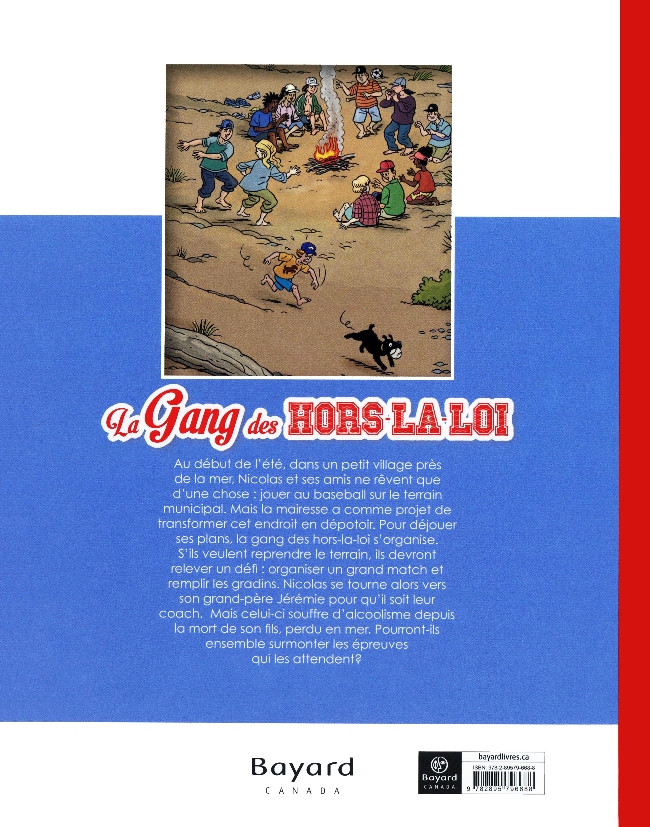Verso de l'album La Gang des hors-la-loi
