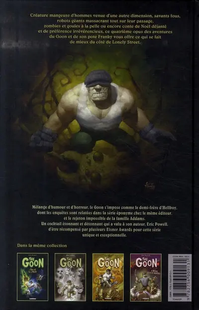 Verso de l'album The Goon Tome 4 Vertus et petits meurtres