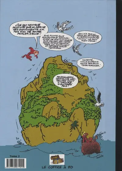 Verso de l'album L'Insulaire Tome 2