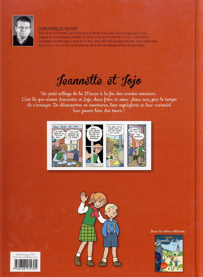 Verso de l'album Jeannette et Jojo Tome 1 Le Mystère du Poilu