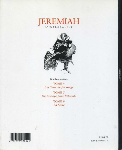 Verso de l'album Jeremiah L'Intégrale / 2