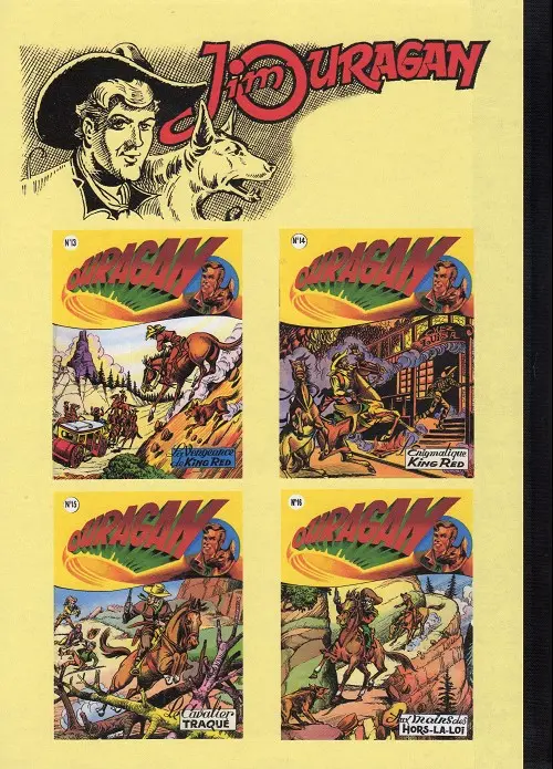 Verso de l'album Jim Ouragan Tome 4