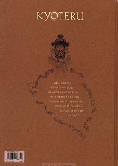 Verso de l'album Kyoteru Tome 1 Enfant de l'ombre