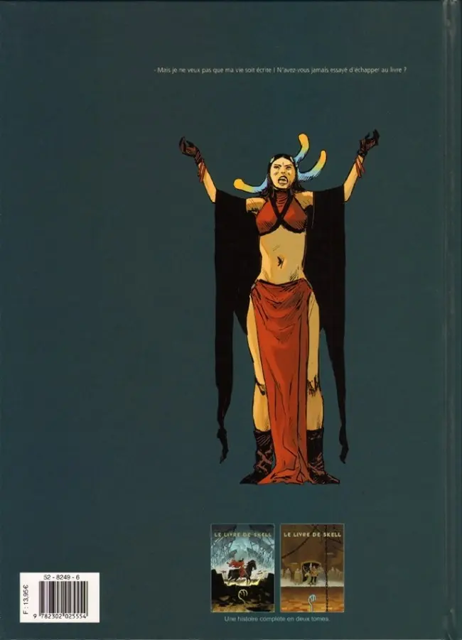 Verso de l'album Le Livre de Skell Tome 2 Chant 2