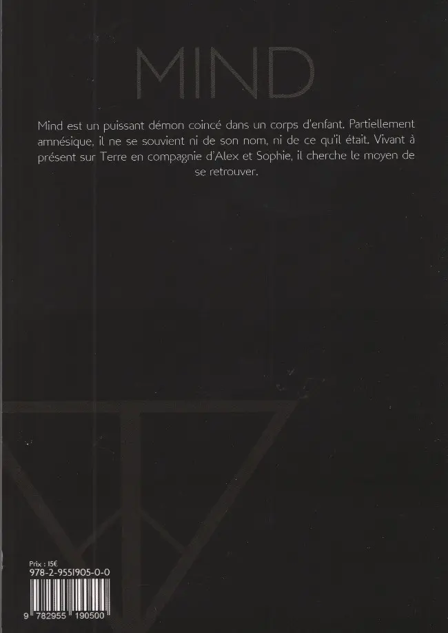 Verso de l'album Mind Tome 1