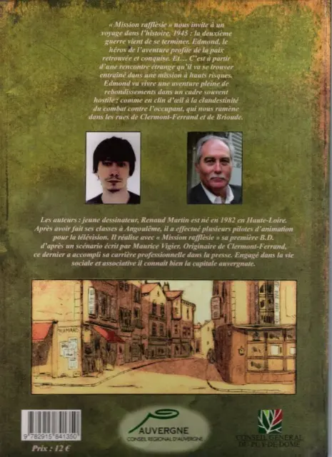 Verso de l'album Mission rafflésie