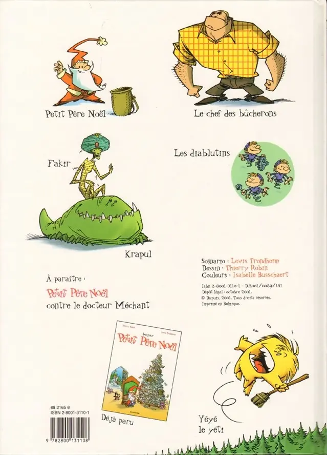 Verso de l'album Petit Père Noël Tome 2 Joyeux Halloween Petit Père Noël