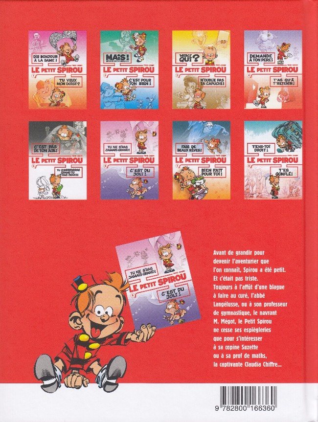 Verso de l'album Le Petit Spirou Tome 6 Tu ne s'ras jamais grand ! / C'est du joli !