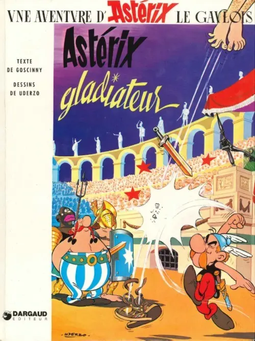 Couverture de l'album Astérix Tome 4 Astérix gladiateur