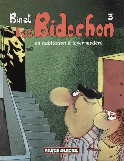 Couverture de l'album Les Bidochon Tome 3 Les Bidochon en habitation à loyer modéré