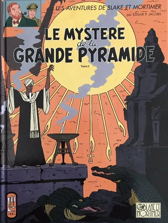 Couverture de l'album Blake et Mortimer Tome 5 Le Mystère de la Grande Pyramide - Tome 2