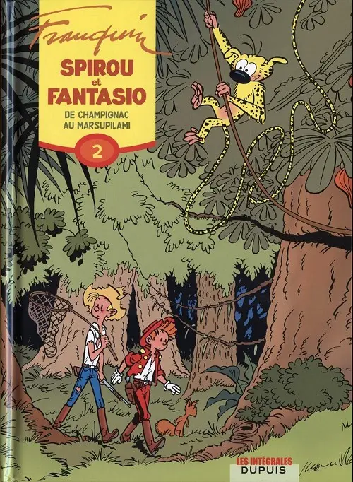 Couverture de l'album Spirou et Fantasio - Intégrale Dupuis 2 Tome 2 De champignac au marsupilami