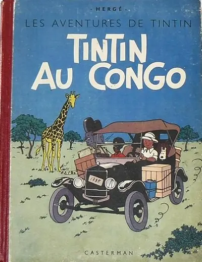 Couverture de l'album Tintin Tome 2 Tintin au Congo