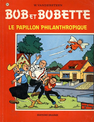 Couverture de l'album Bob et Bobette Tome 163 Le papillon philanthropique