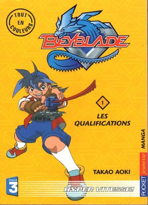 Couverture de l'album Beyblade Pocket Tome 1 Les Qualifications