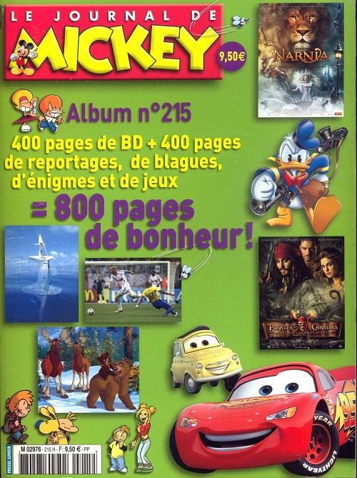Couverture de l'album Le Journal de Mickey Album N° 215