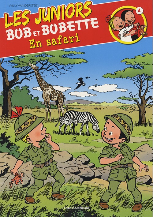 Couverture de l'album Bob et Bobette (Les Juniors) Tome 4 En safari