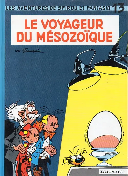 Couverture de l'album Spirou et Fantasio Tome 13 Le voyageur du mésozoïque
