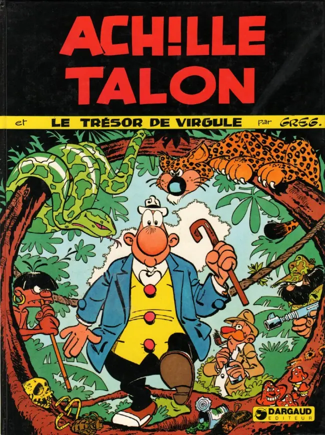 Couverture de l'album Achille Talon Tome 16 Achille Talon et le trésor de Virgule